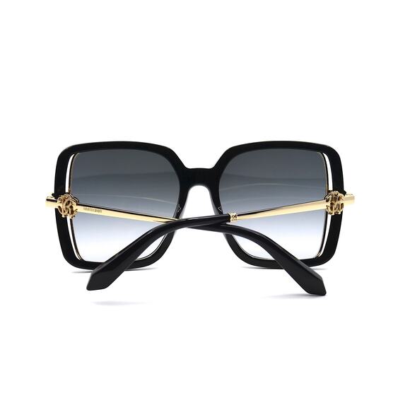 NEW ROBERTO CAVALLI SRC007 BLACK GOLD GREY LENS AUTHENTIC SUNGLASSES - Picture 7 of 10